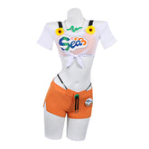 NEATMOA Zenless Zone Zero Belle Tales of Midsummer Dreams Cosplay Swimsuit Summer Beach Costume for Photoshoot and Events